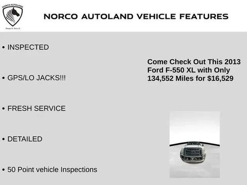 Used 2013 Ford F550 2WD Regular Cab Super Duty w/ Payload Upgrade Pkg image 7