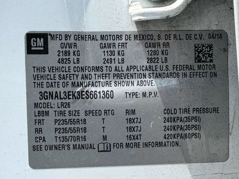 Used 2014 Chevrolet Captiva Sport LT w/ Convenience Package image 30