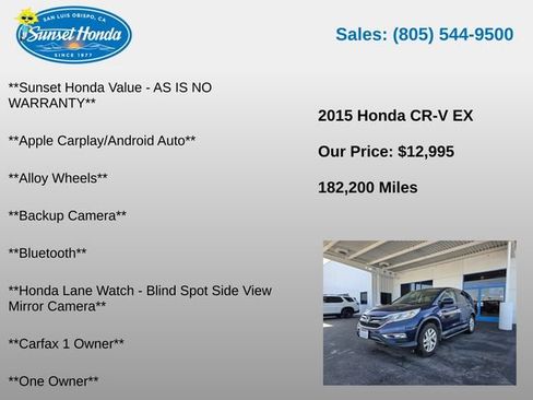 Used 2015 Honda CR-V EX image 5
