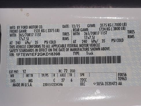 Used 2016 Ford F150 XLT image 33