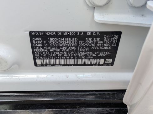 New 2027 Honda HR-V EX-L image 17