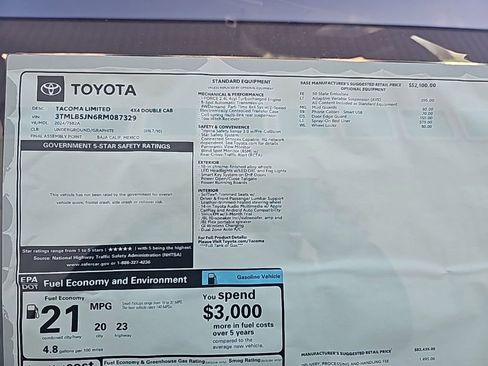 Used 2024 Toyota Tacoma Limited image 19