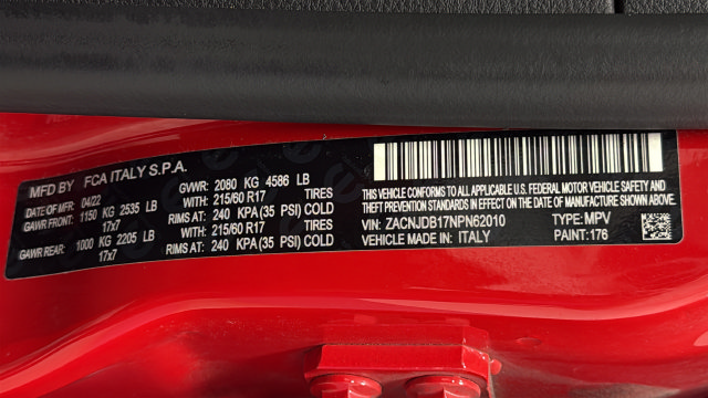 Used 2022 Jeep Renegade Latitude AWD/4WD image 27