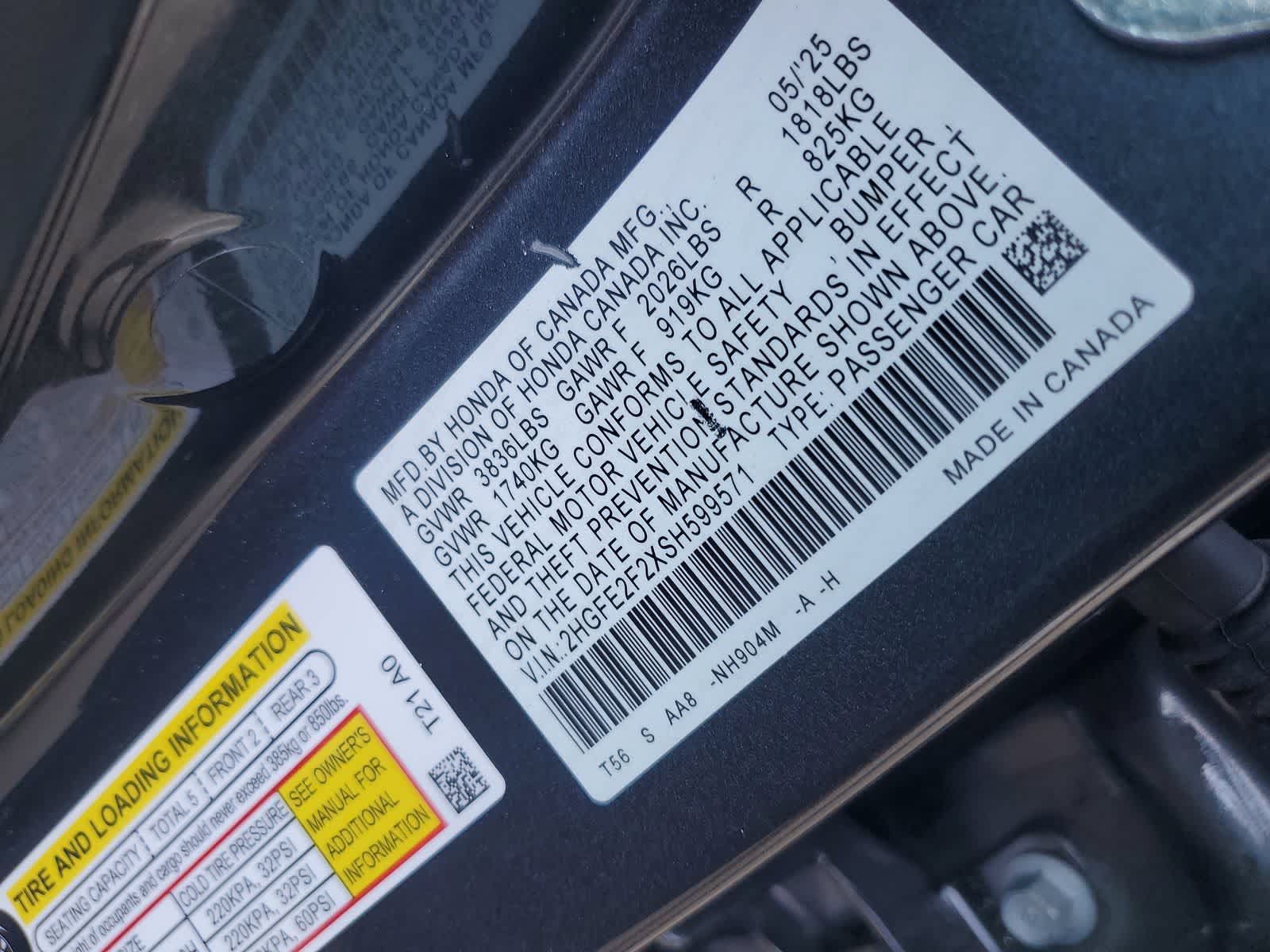 Used 2025 Honda Civic LX image 28