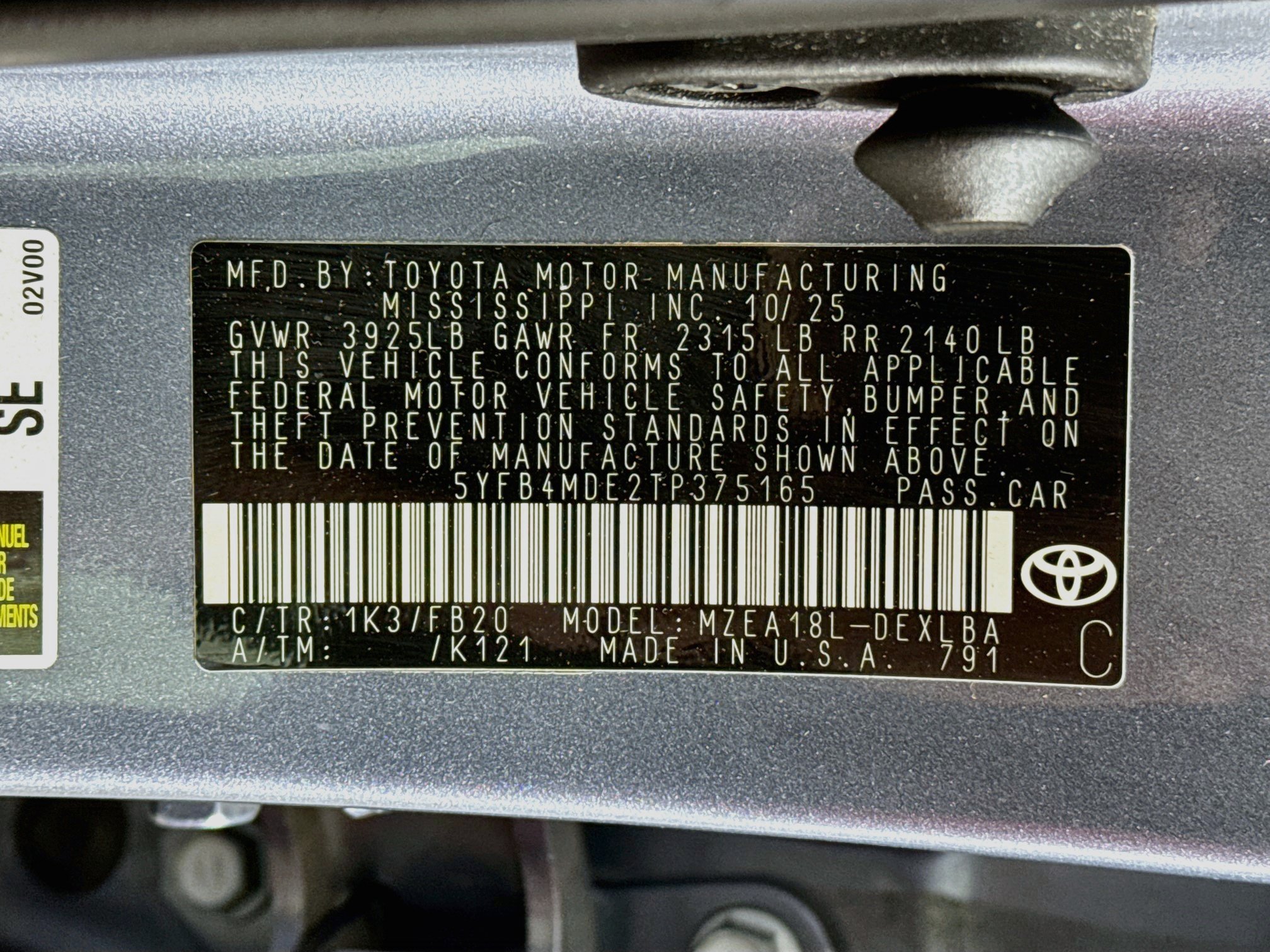 Certified 2026 Toyota Corolla LE w/ LE Premium Package FWD image 31