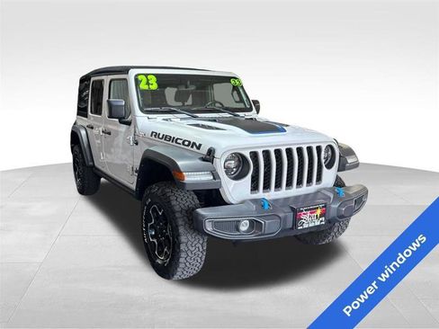 Used 2023 Jeep Wrangler Unlimited Rubicon 4xe w/ Cold Weather Group AWD/4WD image 3
