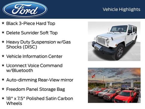 Used 2017 Jeep Wrangler Unlimited Sahara w/ Connectivity Group image 12