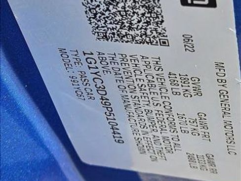 Used 2023 Chevrolet Corvette Stingray Premium Conv w/ Z51 Performance Package image 20