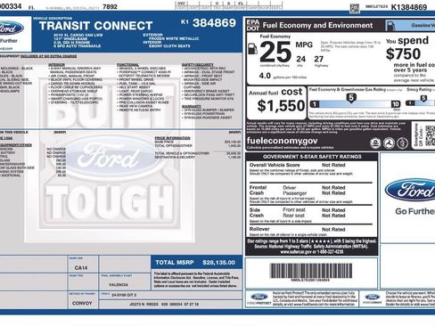 Used 2019 Ford Transit Connect XL FWD image 1