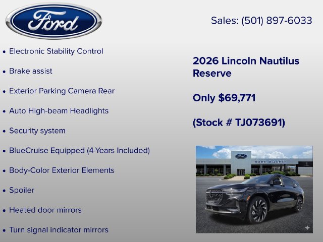 New 2026 Lincoln Nautilus Reserve AWD/4WD image 24