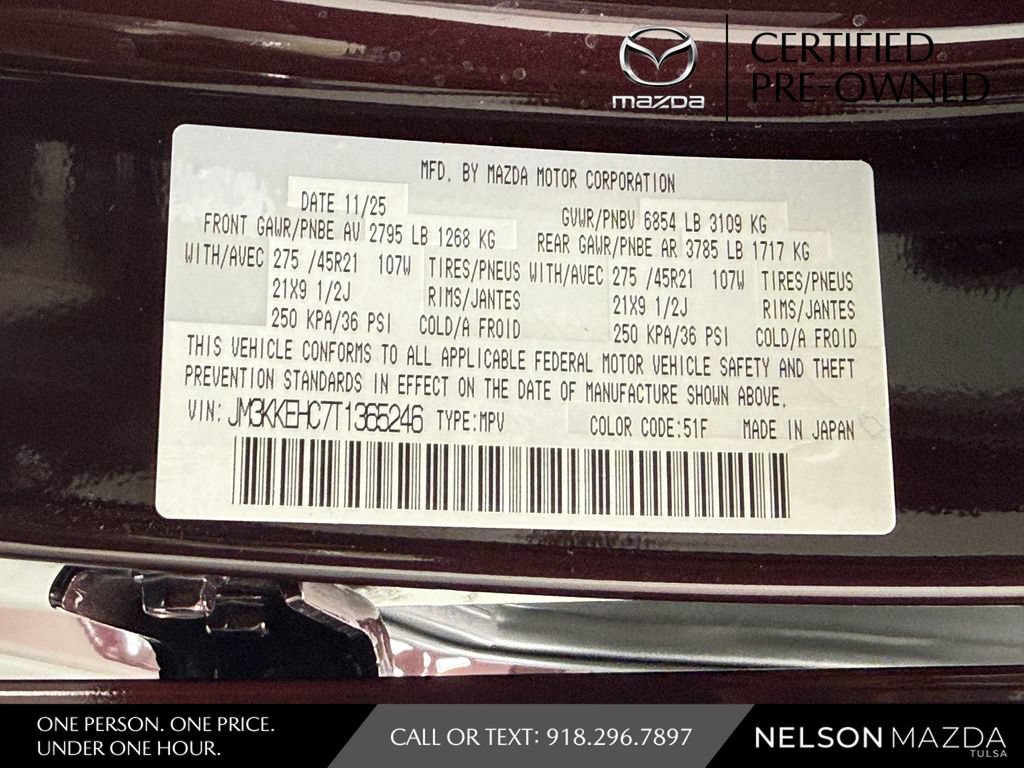 Certified 2026 MAZDA CX-90 3.3 Turbo S w/ Premium Plus AWD/4WD image 63