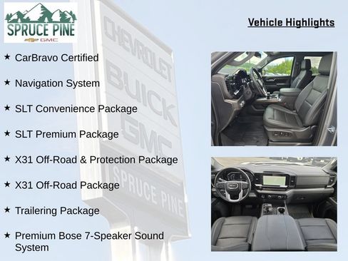 Certified 2023 GMC Sierra 1500 SLT w/ SLT Premium Package AWD/4WD image 9