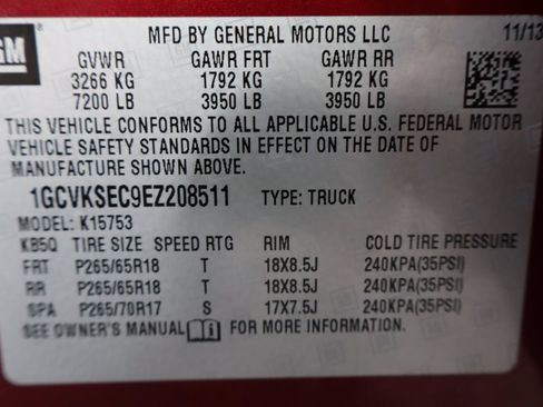 Used 2014 Chevrolet Silverado 1500 LTZ Z71 w/ LTZ Plus Package AWD/4WD image 45