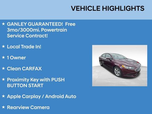 Used 2018 Ford Fusion SE w/ Fusion SE Technology Package image 2