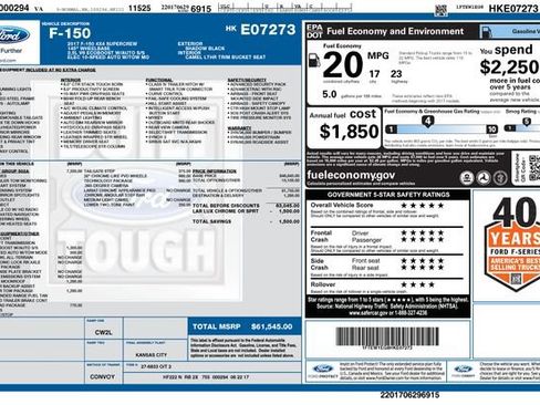 Used 2017 Ford F150 Lariat w/ Equipment Group 502A Luxury image 7