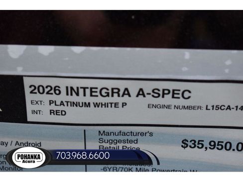 New 2026 Acura Integra A-Spec image 34