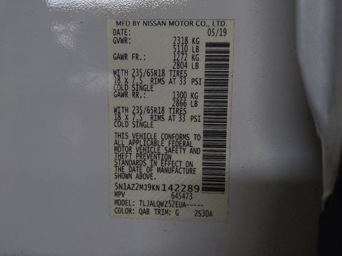 Used 2019 Nissan Murano SV FWD image 33