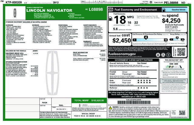 Used 2023 Lincoln Navigator Reserve AWD/4WD image 7