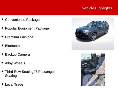Used 2021 Subaru Ascent Premium w/ Convenience Package AWD/4WD image 9