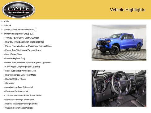 Used 2022 Chevrolet Silverado 1500 Custom Trail Boss AWD/4WD image 3