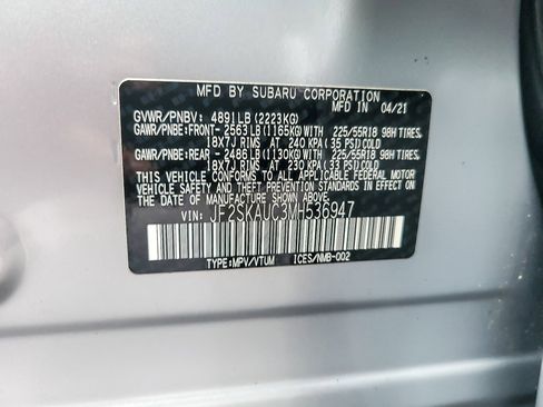 Certified 2021 Subaru Forester Limited w/ Popular Package #3 image 26