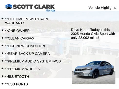 Used 2025 Honda Civic Sport image 11