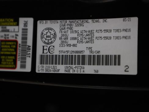 Used 2021 Toyota Tundra Platinum image 27