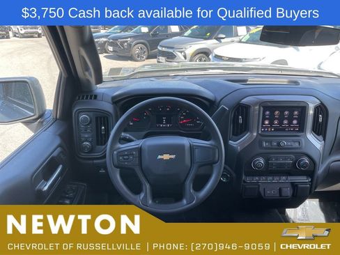 New 2026 Chevrolet Silverado 1500 Custom w/ Turbomax Blackout Package AWD/4WD image 18