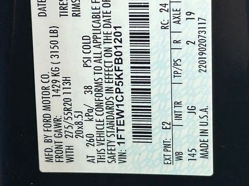 Used 2019 Ford F150 XL w/ Equipment Group 101A Mid RWD image 39