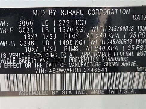 Used 2020 Subaru Ascent Premium w/ Convenience Package AWD/4WD image 15