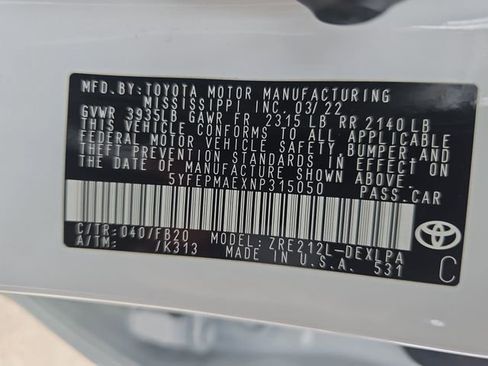 Used 2022 Toyota Corolla LE image 34