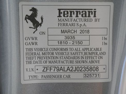 Used 2018 Ferrari 488 GTB image 18