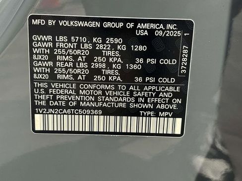 New 2026 Volkswagen Atlas SE FWD image 31