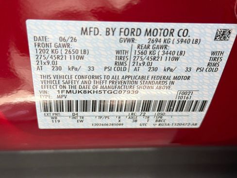 New 2026 Ford Explorer ST-Line w/ ST-Line Street Pack AWD/4WD image 34