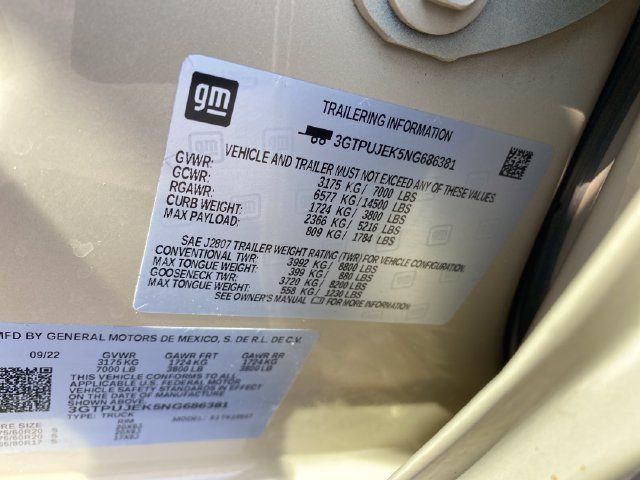 Certified 2022 GMC Sierra 1500 Elevation AWD/4WD image 25