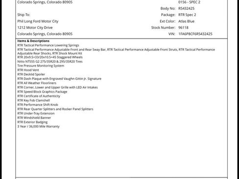 Certified 2024 Ford Mustang GT w/ GT Performance Package RWD image 6