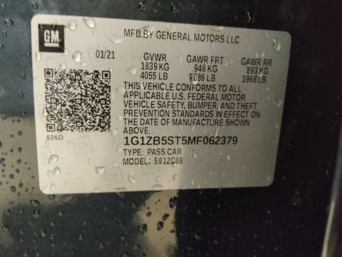 Used 2021 Chevrolet Malibu LS image 33