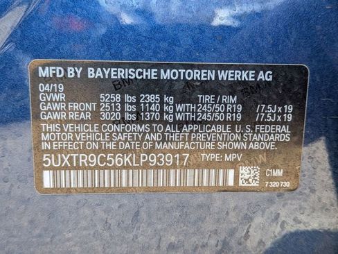 Used 2019 BMW X3 xDrive30i w/ Premium Package image 11