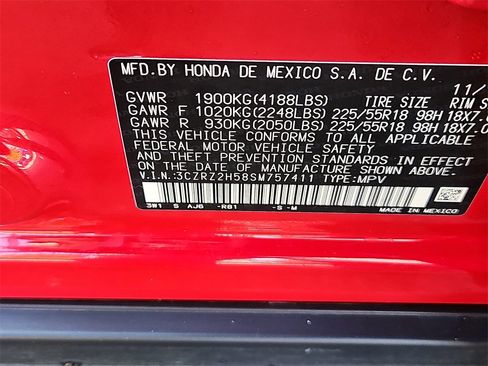 Certified 2025 Honda HR-V Sport image 13