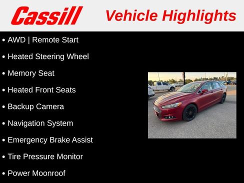 Used 2016 Ford Fusion SE w/ Equipment Group 202A AWD/4WD image 3