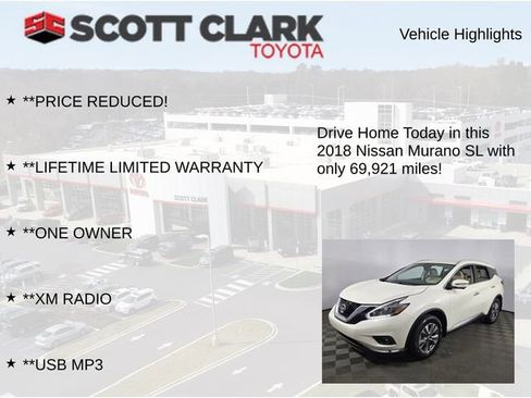 Used 2018 Nissan Murano SL w/ Cargo Package image 13