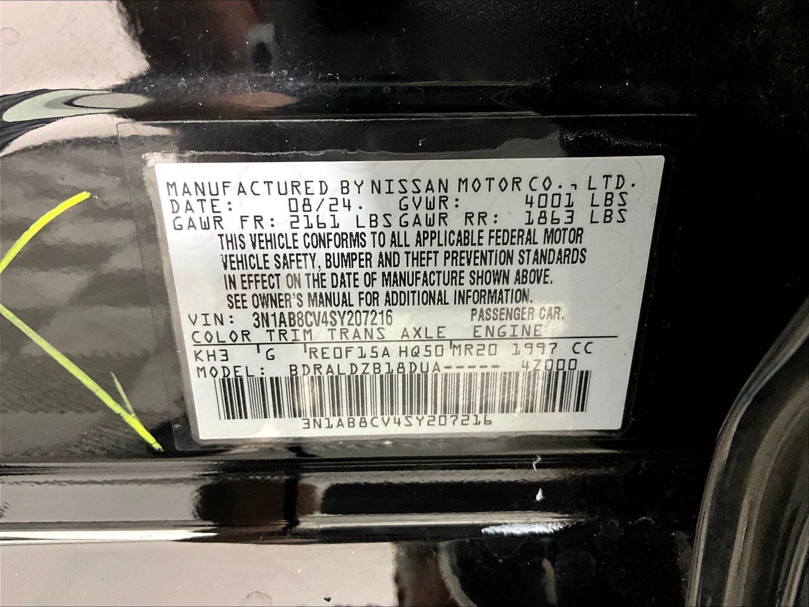 Certified 2025 Nissan Sentra SV FWD image 19