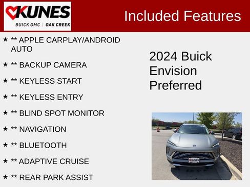 Used 2024 Buick Envision Preferred AWD/4WD image 2