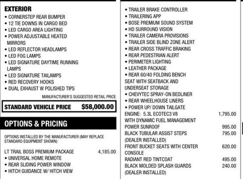 Used 2023 Chevrolet Silverado 1500 LT Trail Boss w/ LT Trail Boss Premium Package image 5