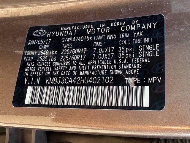 Used 2017 Hyundai Tucson SE Plus w/ Cargo Package AWD/4WD image 19