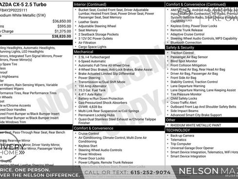 Certified 2023 MAZDA CX-5 AWD 2.5 Turbo image 2