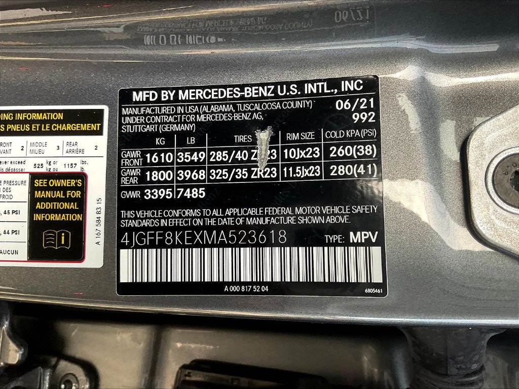 Used 2021 Mercedes-Benz GLS 63 AMG 4MATIC image 17