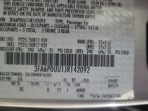 Used 2018 Ford Fusion S image 33