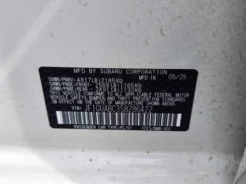 Used 2025 Subaru Impreza 2.0i AWD/4WD image 21
