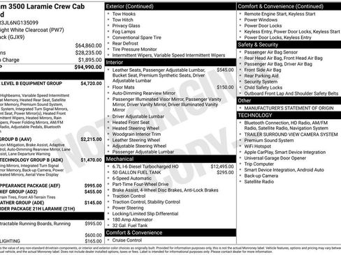 Used 2022 RAM 3500 Laramie AWD/4WD image 3